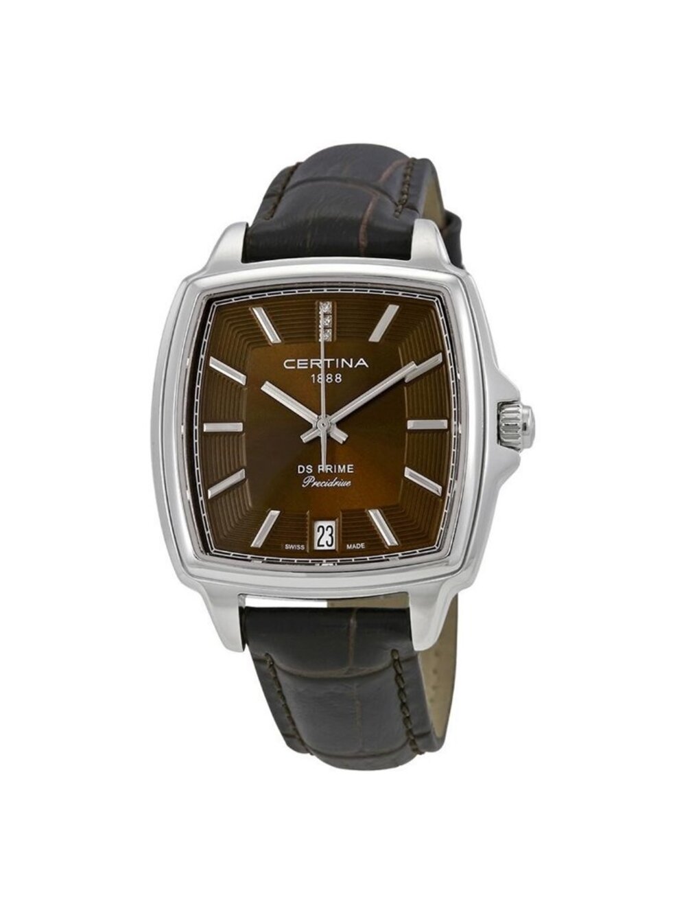 NWT Certina DS Prime Shape Brown Dial Ladies Watch